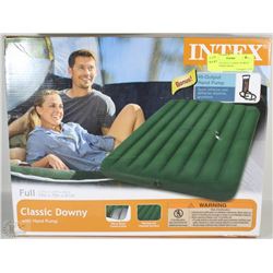 INTEX FULLSIZE CLASSIC DOWNY BLOW UP MATTRESS