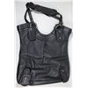 Image 1 : NEW DELLA LEATHER KAITLYN TOTE EBONY COLOR