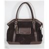 Image 1 : NEW DELLA LEATHER CAMILLE PURSE CHOCOLATE BROWN