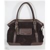 Image 1 : NEW DELLA LEATHER CAMILLE PURSE CHOCOLATE BROWN