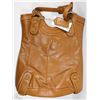 Image 1 : NEW DELLA LEATHER KAITLYN TOTE BROWN COLOR