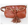 Image 1 : NEW DELLA LEATHER MEG PURSE CHESTNUT BROWN COLOR