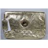 Image 1 : NEW DELLA LEATHER ELISE THE ENCORE CLUTCH GOLD