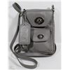 Image 1 : NEW DELLA LEATHER PEGGY PASSPORT PURSE GREY COLOR