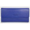 Image 1 : NEW DELLA LEATHER KAREN WALLET SAPPHIRE COLOR