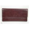 Image 1 : NEW DELLA LEATHER KAREN WALLET BURGUNDY COLOR