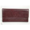 Image 1 : NEW DELLA LEATHER KAREN WALLET BURGUNDY COLOR