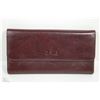 Image 1 : NEW DELLA LEATHER KAREN WALLET BURGUNDY COLOR