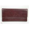 Image 1 : NEW DELLA LEATHER KAREN WALLET BURGUNDY COLOR
