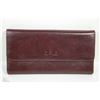 Image 1 : NEW DELLA LEATHER KAREN WALLET BURGUNDY COLOR