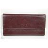 Image 1 : NEW DELLA LEATHER KAREN WALLET BURGUNDY COLOR