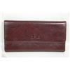 Image 1 : NEW DELLA LEATHER KAREN WALLET BURGUNDY COLOR