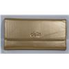 Image 1 : NEW DELLA LEATHER KAREN WALLET GOLD COLOR