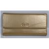 Image 1 : NEW DELLA LEATHER KAREN WALLET GOLD COLOR