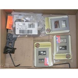 BOX OF ASSORTED ARCHERY SUPPLIES