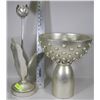 Image 1 : SILVERLEAF ROSE CANDLE HOLDER AND LARGE DESIGNER