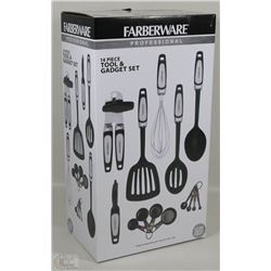 NEW FARBERWARE 14PC PROFESSIONAL TOOL & GADGET SET