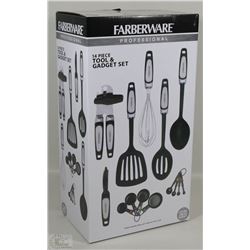 NEW FARBERWARE 14PC PROFESSIONAL TOOL & GADGET SET