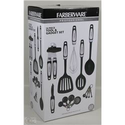 NEW FARBERWARE 14PC PROFESSIONAL TOOL & GADGET SET