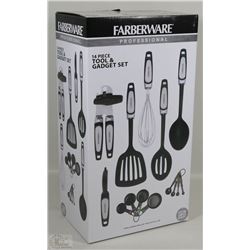 NEW FARBERWARE 14PC PROFESSIONAL TOOL & GADGET SET