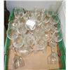 Image 1 : LOT OF ASSORTED WINE GLASSES