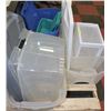 Image 1 : ASSORTED STORAGE BINS