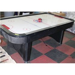4'X7' AIR HOCKEY TABLE WITH NEW PADDLES