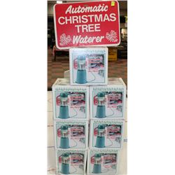 LOT OF 7 CHRISTMAS TREEE AUTOMATIC WATERER