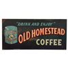 Image 2 : Old Homestead Texas Coffee Tin & Sign