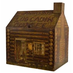 Johnson's Log Cabin Coffee Large Country Store Tin