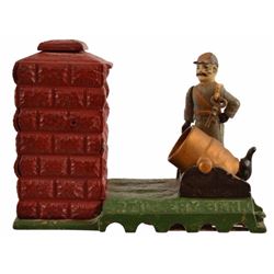 Artillery Bank Cast Iron Mechanical Bank