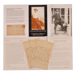 Texas Ranger Frank Hamer Signed Letter