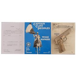 U.S. Marshall Clint Peoples Colt 1911 .38 Super