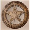 Image 3 : Texas Ranger Johnny Krumnow Sargeant Badge