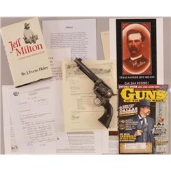 Texas Ranger Jeff Milton's Colt SAA .45