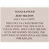 Image 8 : Texas Ranger Jeff Milton's Colt SAA .45