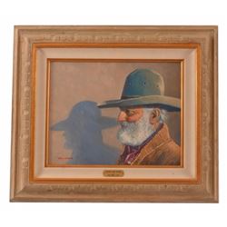 Jack White Texas Ranger John Hughes Oil Painting
