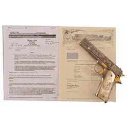 Sheriff Wolsey's Wolf & Klar Engraved Colt 1911