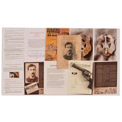 James Masterson's Colt SAA .45 & Badge
