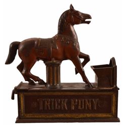 Trick Pony Cast Iron Mechanical Bank