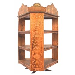 Durkee Spices Revolving Store Display Shelf