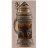 Image 2 : Antique German Regimental Beer Stein Prism Lid