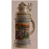 Image 3 : Antique German Regimental Beer Stein Prism Lid