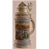 Image 4 : Antique German Regimental Beer Stein Prism Lid