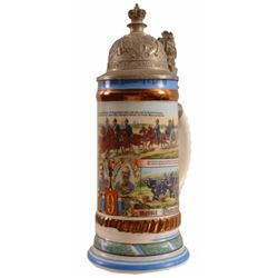 Antique German Regimental Beer Stein