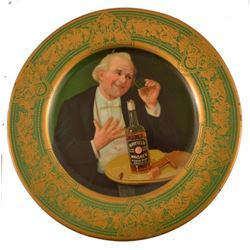 Hayfield Whiskey Advertising Vienna Art Plate