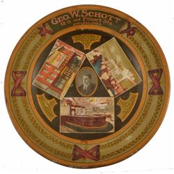 Geo. W. Schott Store Advertising Vienna Art Plate