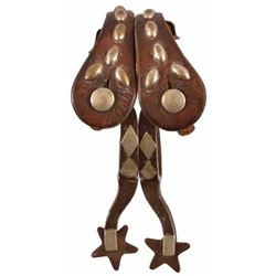 J.R. McChesney Double Diamond Pattern Spurs