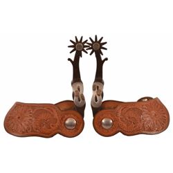 Louis Bryant Well Marked Double Mounted Spurs