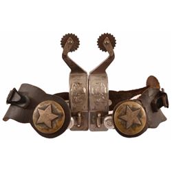 Kelly Bros "Bullhead" Pattern Spurs